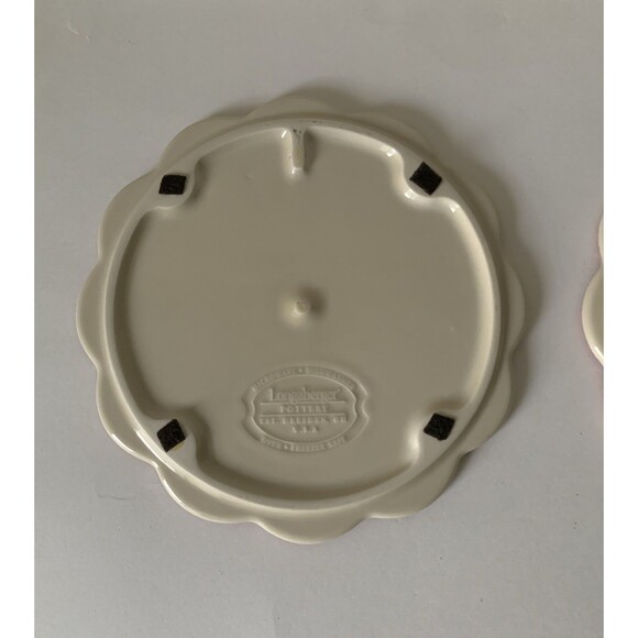 Longaberger Pottery 2 Trivets American Craft Originals Paprika Rooster Ceramic - Picture 5 of 8